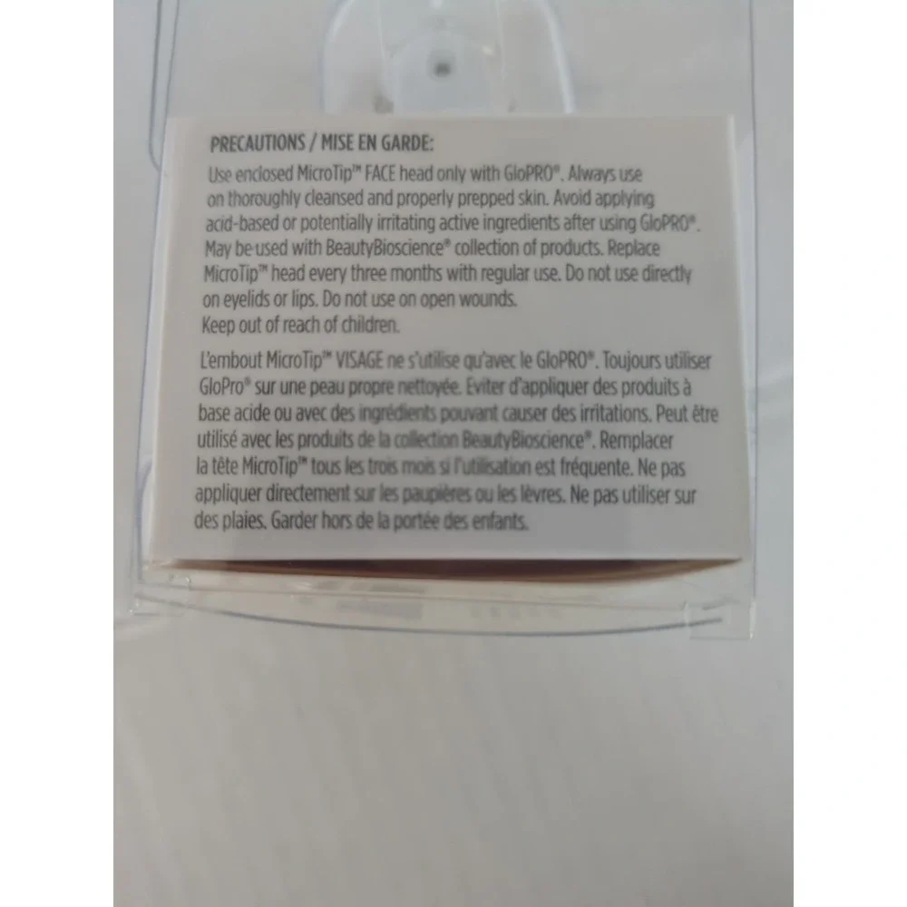 NEW Beauty Bio GloPRO FACE Microtip Attachment Head Brand New
